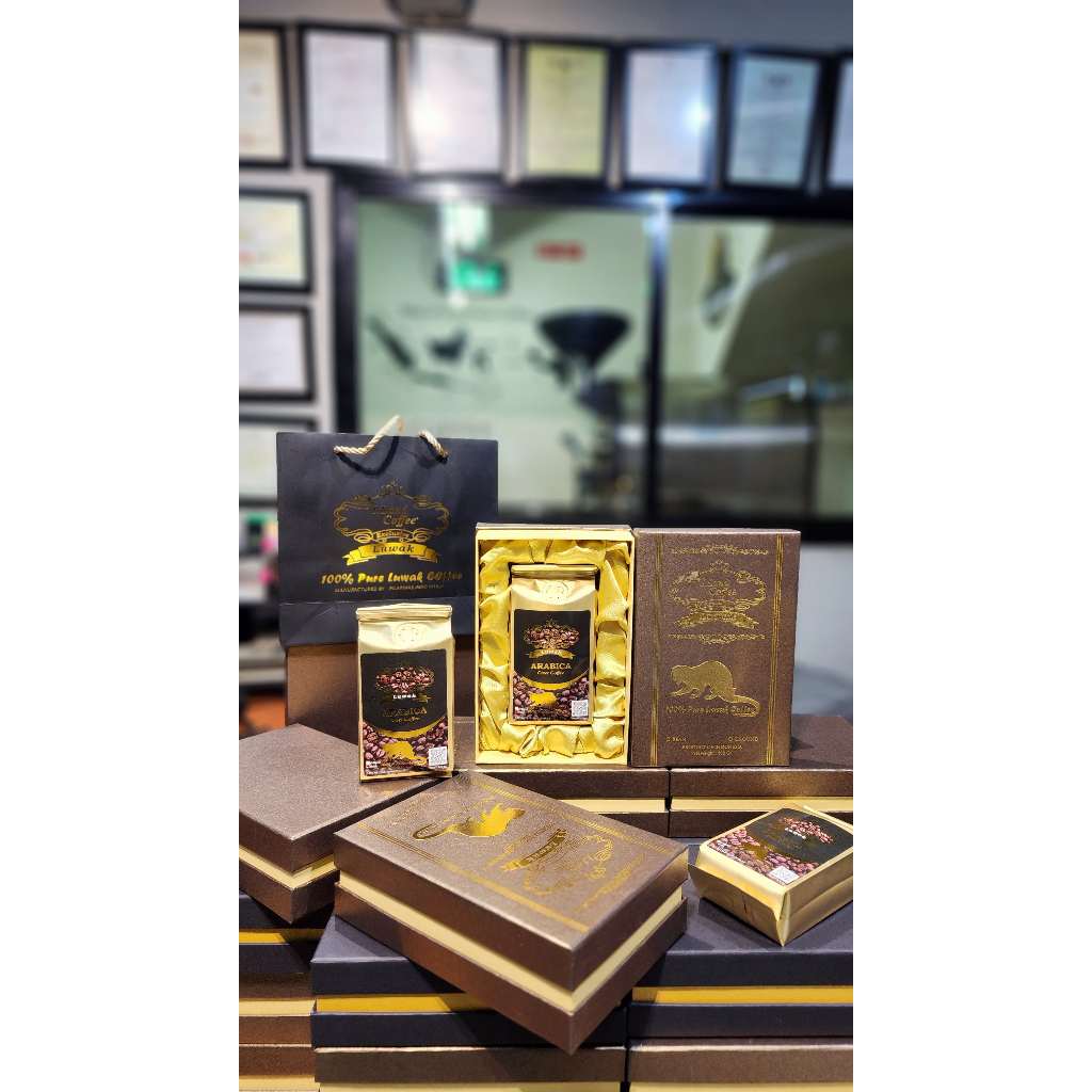 

I.LAND KOPI LUWAK LIAR COFFEE 100 Gr Gift Box