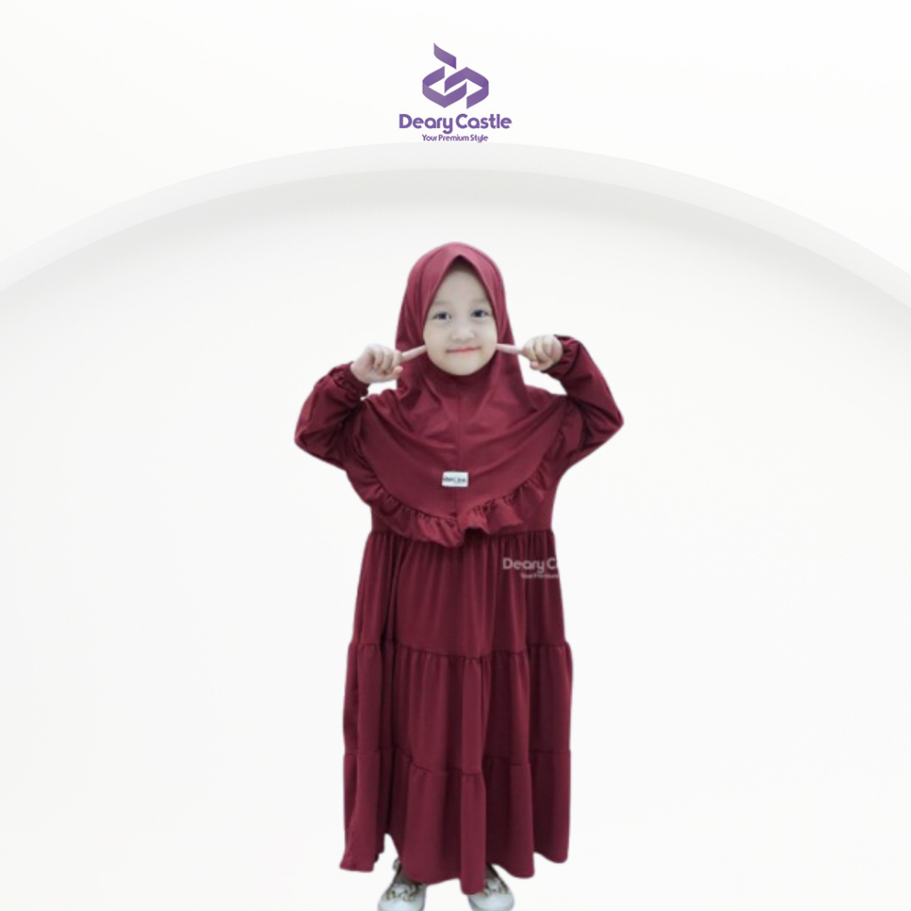 DEARY CASTLE DAILY Gamis Anak Perempuan Maliha Dress Jersey