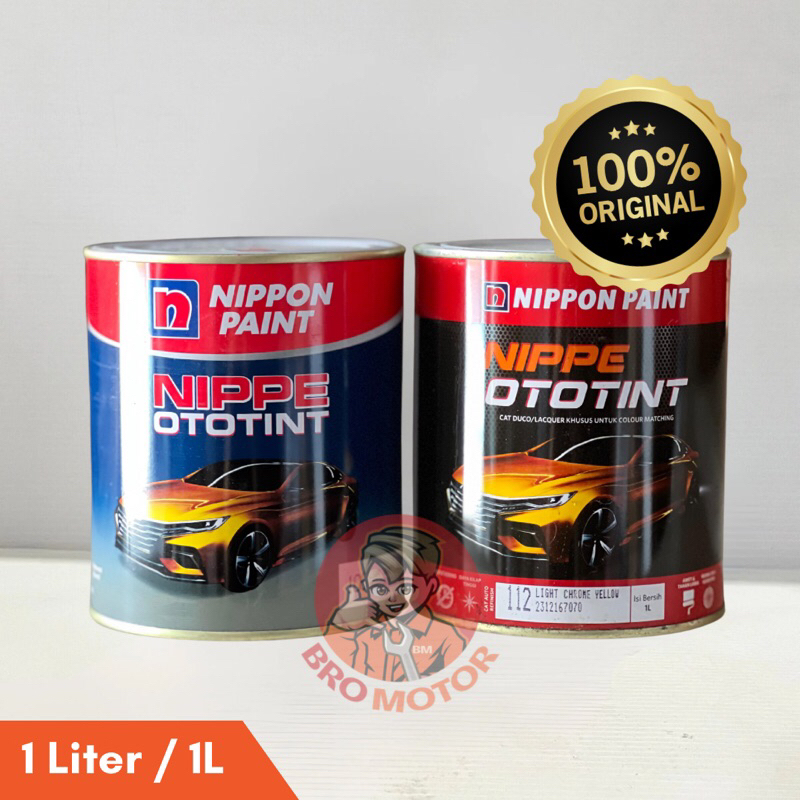 TERMURAH Cat Duco / Cat Mobil / Cat Besi / Cat Kayu / Cat Motor Nippon Nippe Ototint 1Liter 1KG Orig