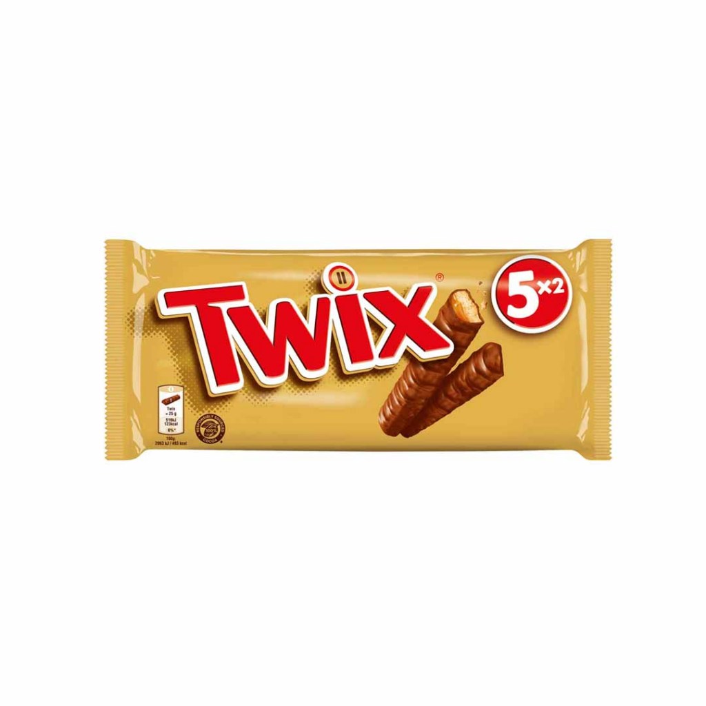 

Twix Multipack, 5x50g | Biskuit Cokelat Karamel