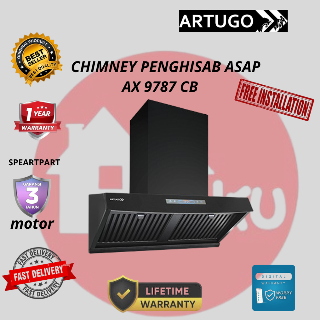 cooker hood ARTUGO Ax 9787 CB chimney hood