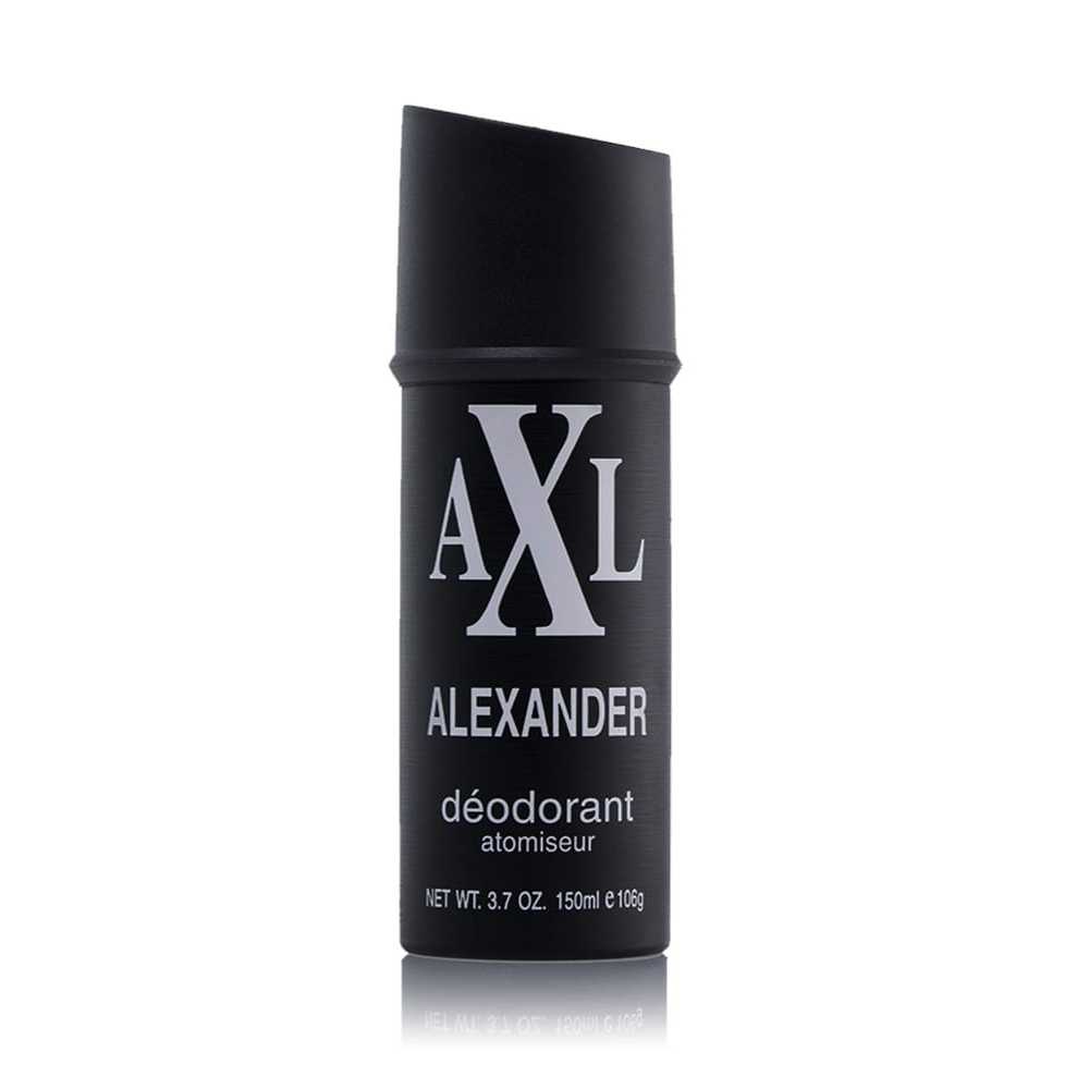 AXL Alexander Deodorant Spray 150ml Black / Parfum Tubuh Body Badan Pria / Wanita 30