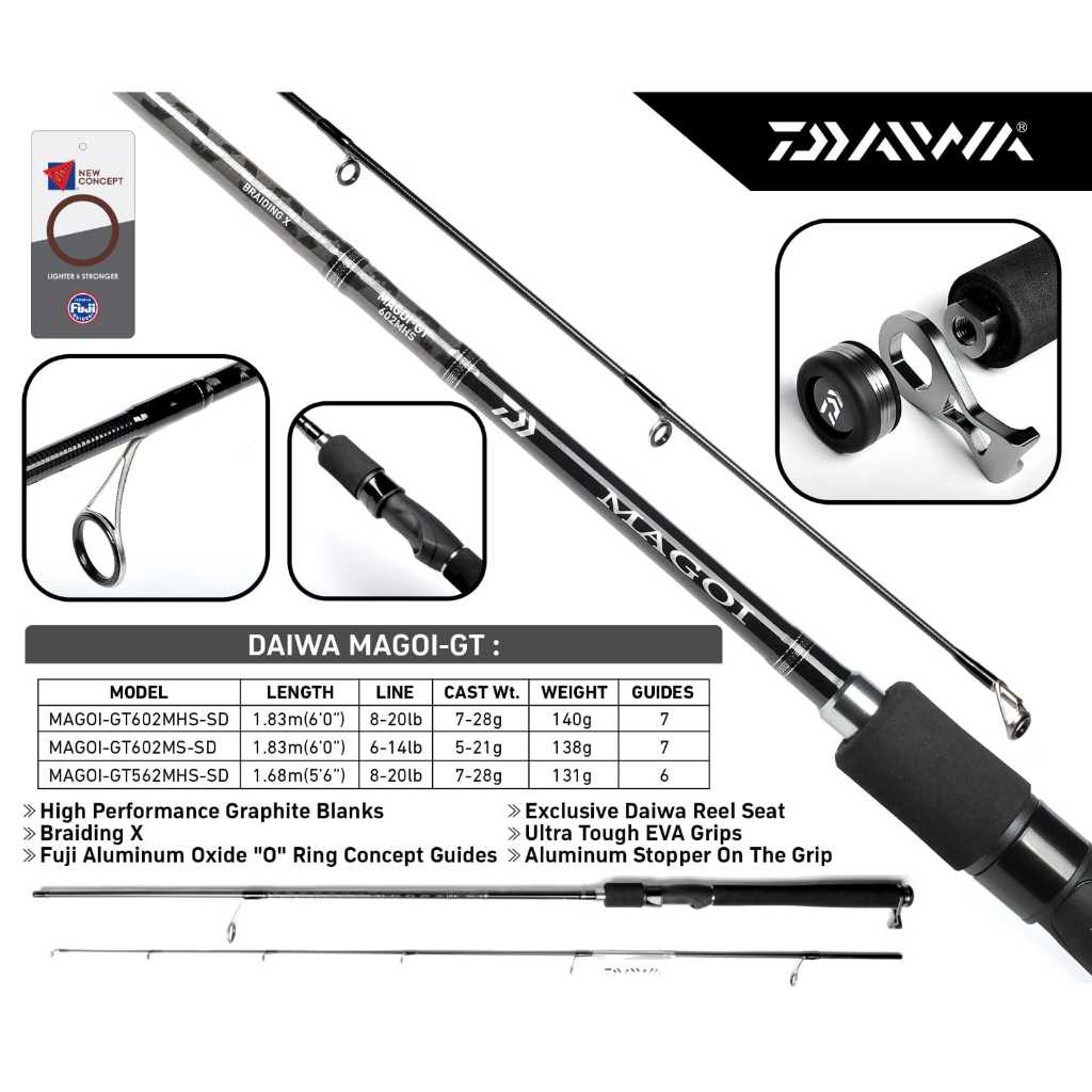 Joran Daiwa Magoi GT 602 MS MHS