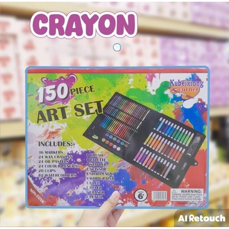 

Krayon Komplit Set isi 150pcs