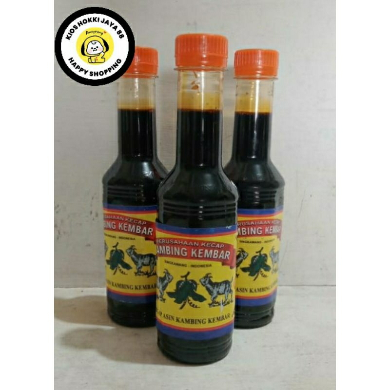

kecap asin cap KAMBING KEMBAR /kecap asin SINGKAWANG 320ML