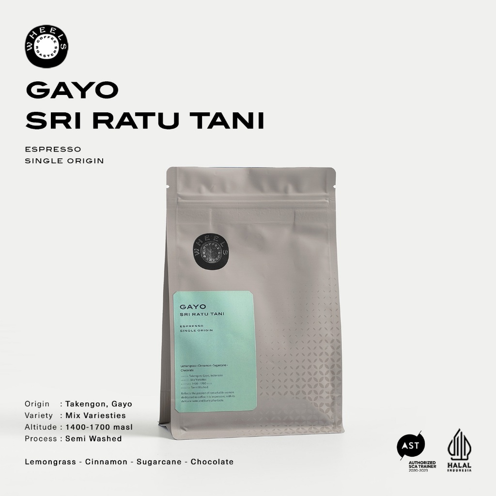 

Single Origin Espresso Arabica Coffee : Gayo Sri Ratu Tani