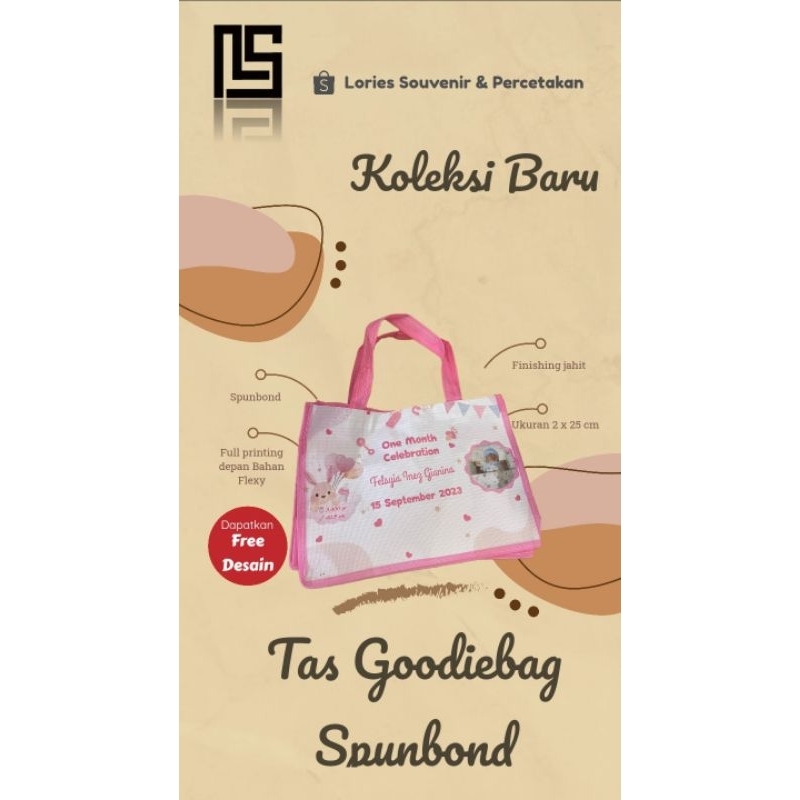 

Tas ultah Goodiebag Spunbond