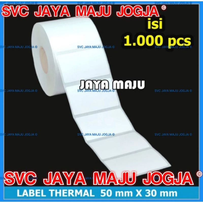 

PROMO LABEL BARCODE XPRINTER XP-360B Uk. 50 X 30 (1 LINE) THERMAL 50X30 MM (ISI 1.000 PCS) MURAH || LABEL BARCODE TANPA RIBBON || 50 X 30 THERMAL TOP COAT - 1 LINE - FACE OUT - ISI 1.000 PCS || 50X30 KLINIK LAB LABORAT PUSKESMAS RS RUMAH SAKIT