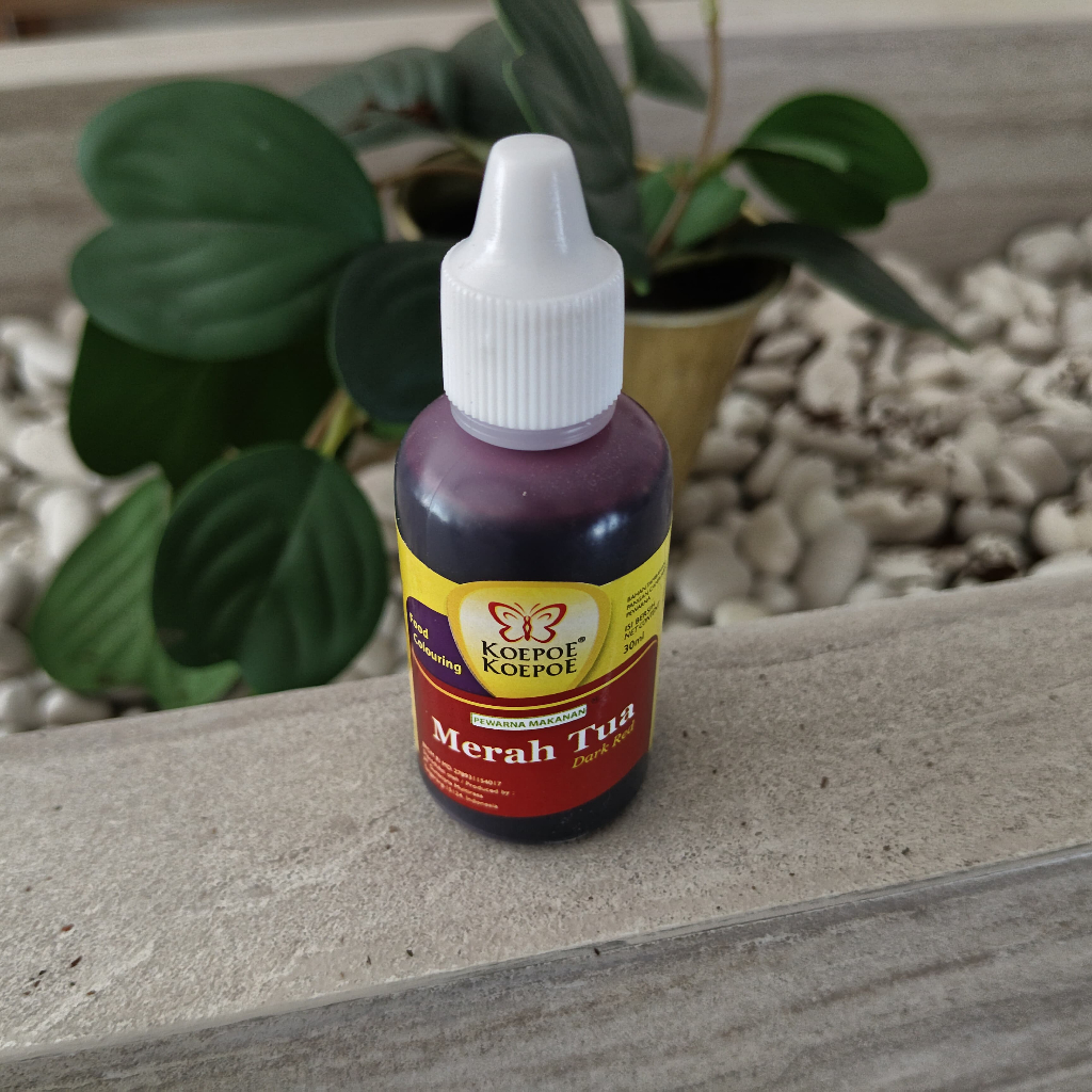 

Pewarna Makana Koepoe - Koepoe Merah Tua 30ml