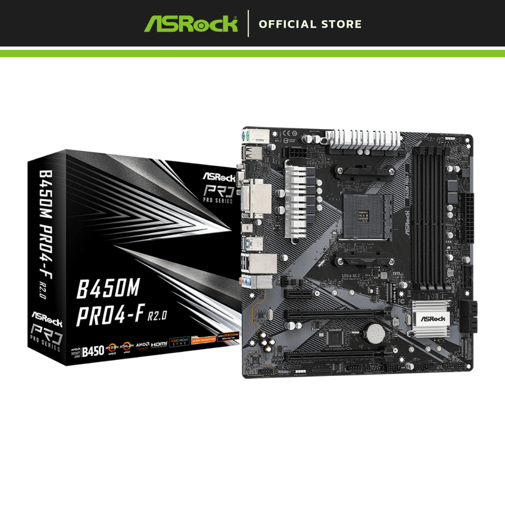 ASRock B450M Pro4-F R2.0