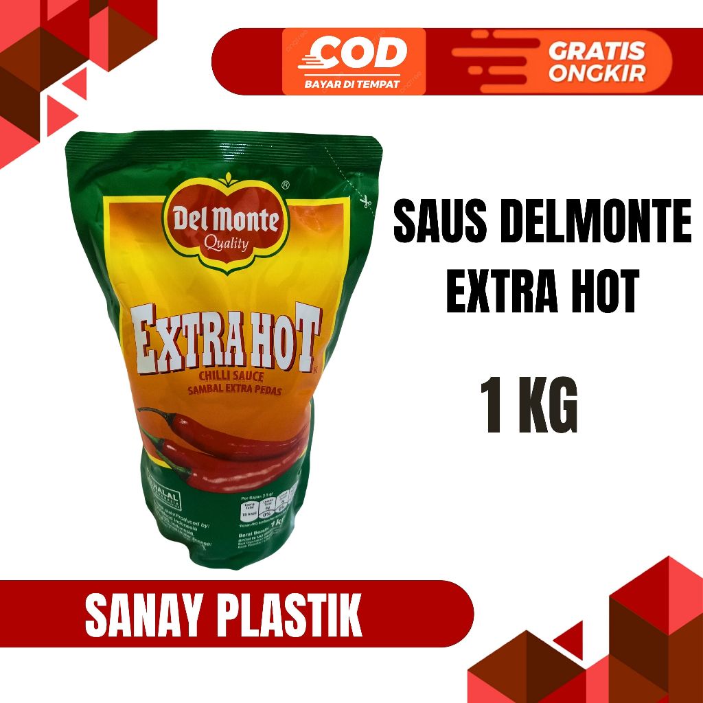 

DELMONTE EXTRA HOT SAUCE POUCH 1 KG