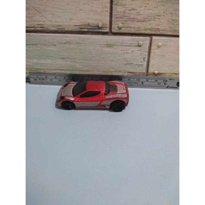 diecast hotwheels acura hsc concept red & silver