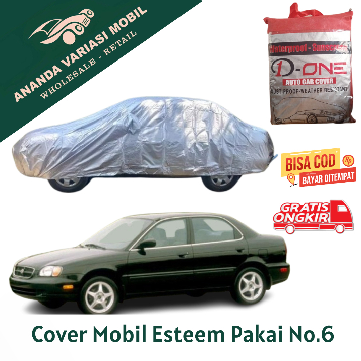 Sarung Mobil Sedan Suzuki Esteem Pakai No 6 Aksesoris Eksterior Mobil Cover Mobil Bisa COD AVM