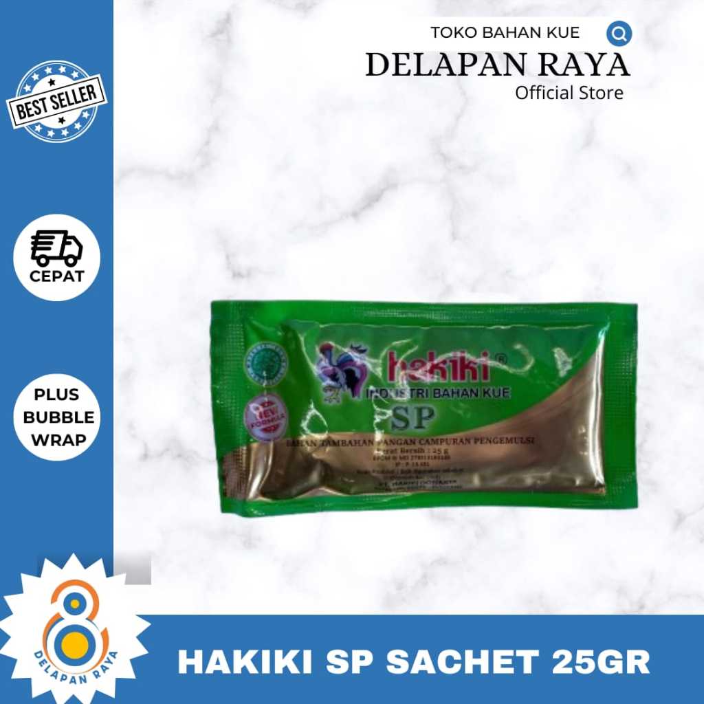 

HAKIKI SP SACHET 25GR / PENGEMBANG PELEMBUT KUE -8Raya