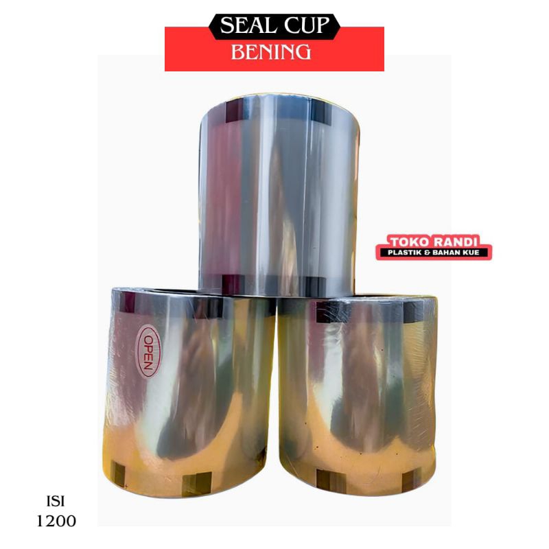 

Seal Cup Polos,Motif 1200 / Penutup Gelas Plastik