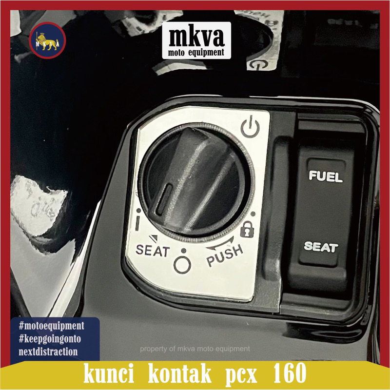 KUNCI KONTAK EMBLEM HIASAN PCX ADV VARIO COVER KUNCI GARNISH COVER NEW ADV 160 VARIO 160 PCX 150