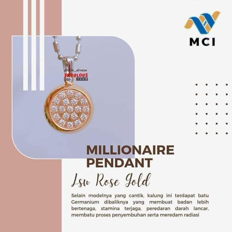 (READY STOCK) KALUNG PENDANT SERIESS MCI KALUNG KESEHATAN MCI ANTI RADIASI BATU GERMANIUM LSW LSWK R