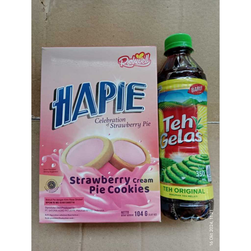 

AR Snack Happie pie + Teh gelas