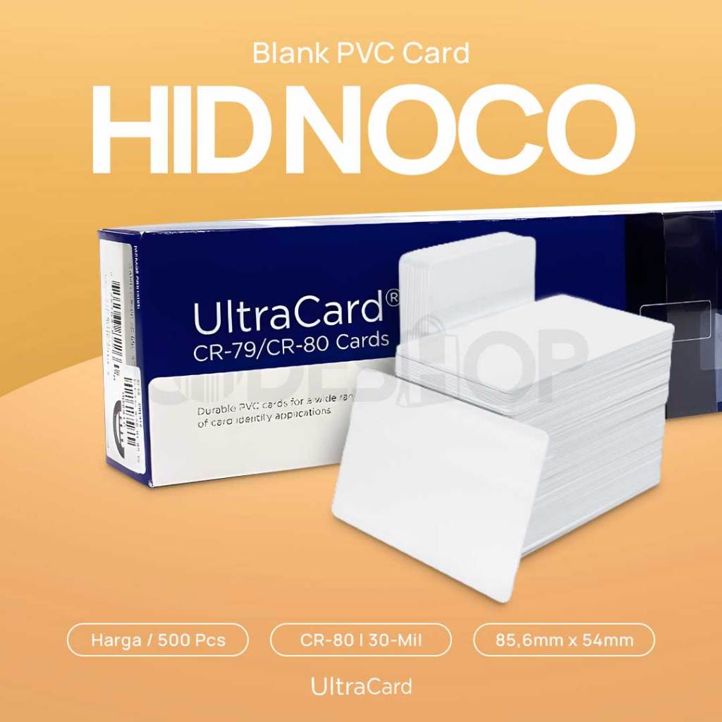 

Kartu HID UltraCard CR-80 NOCO PVC 81754 Blank PVC ID Card Printer Polos isi 500 Pcs