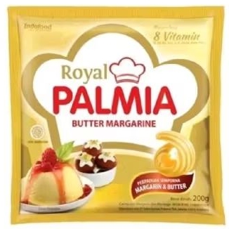 

royal palmia butter margarine 200gr (5 pcs)