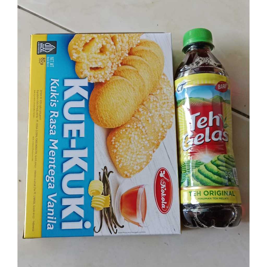 

AR Snack Kue kuki + The Gelas