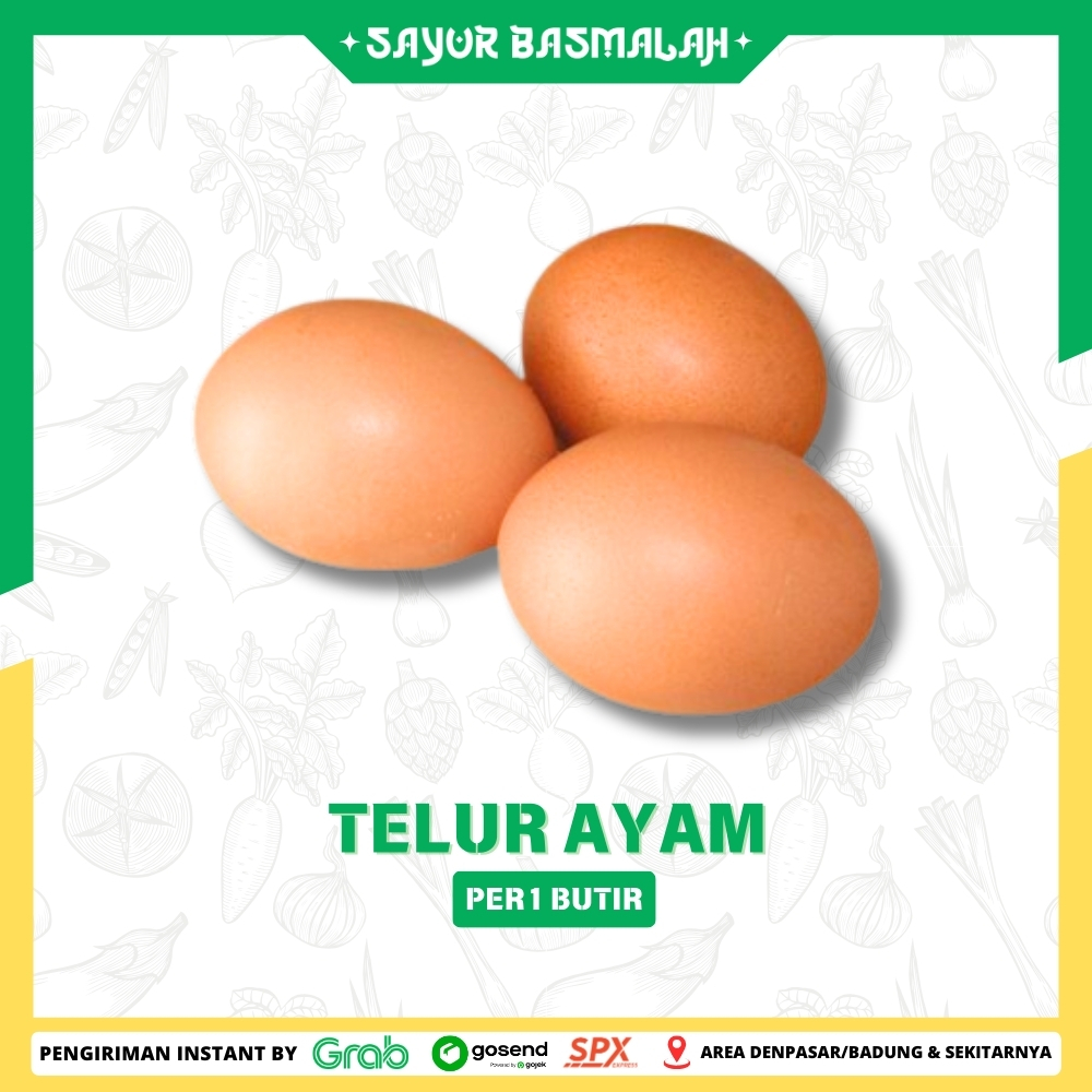 

Telur Ayam Per 1 Butir - Sayur Basmalah