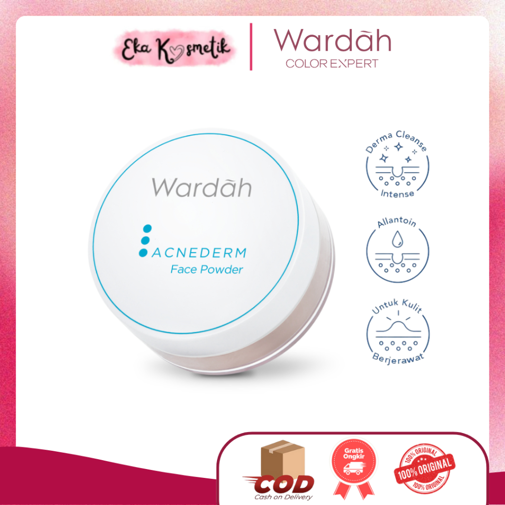 Wardah Acnederm Face powder 20gr/EKA KOSMETIK