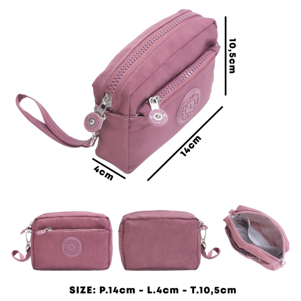 POUCH/DOMPET UANG KPLG - POUCH KOSMETIK WANITA - TAS MAKE UP | BAHAN NILON PREMIUM IMPOR 176021