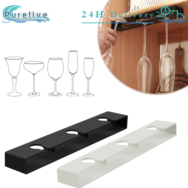 Rak Gelas Wine Gantung Akrilik Rak Wine Holder Wine Glasses Acrylic