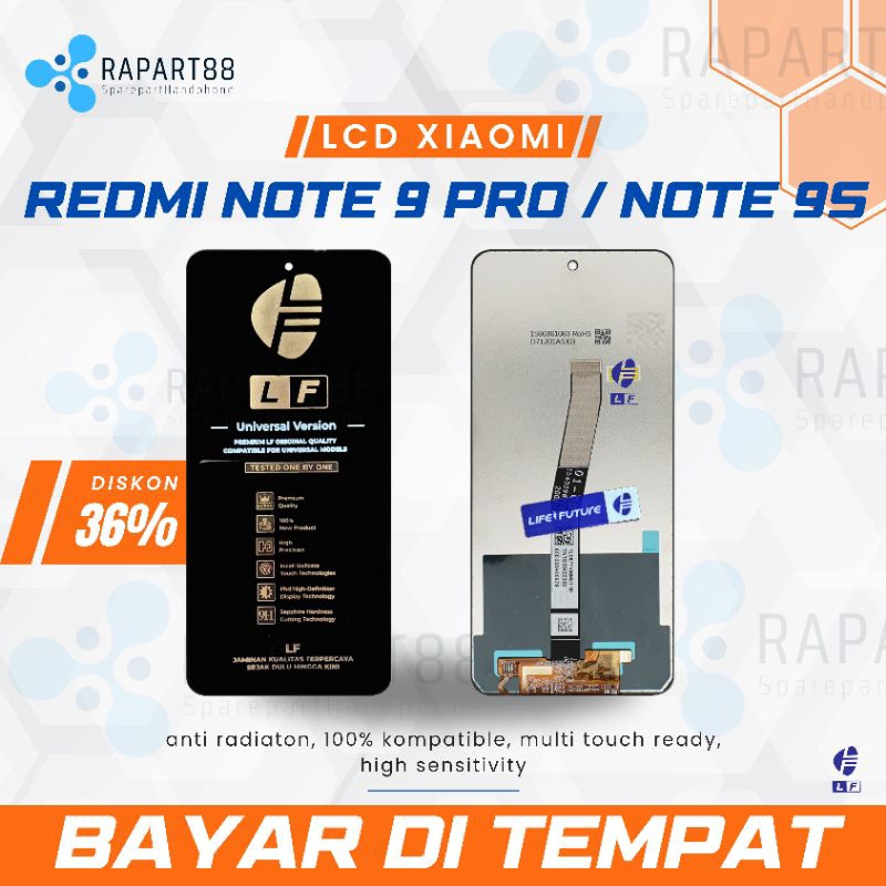 LCD Xiaomi Redmi Note 9 Pro Original Fullset Touchscreen Life Future kualitas terbaik
