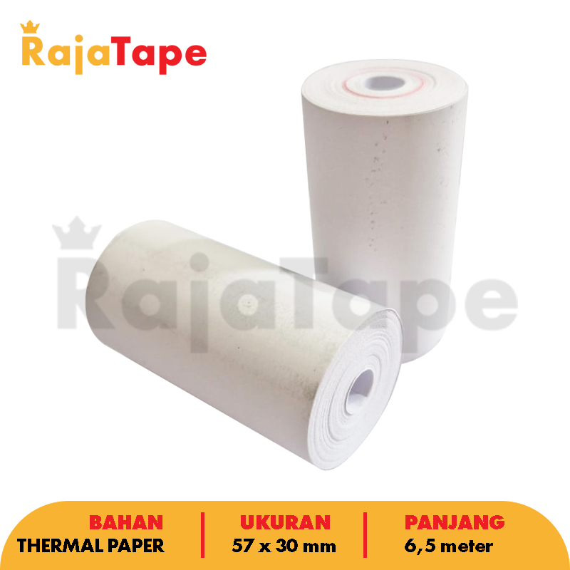 

Kertas Thermal Struk 57x30mm RAJA TAPE