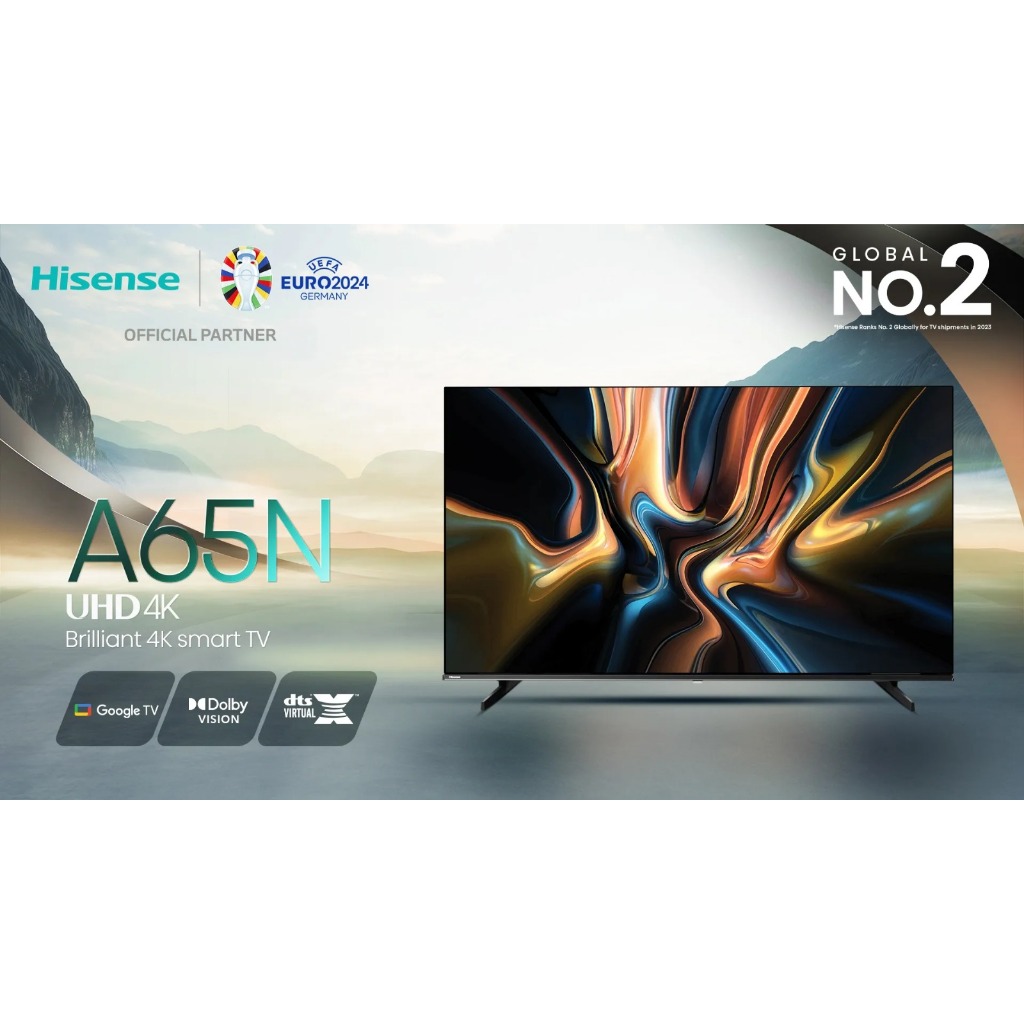 TV HISENSE ANDROID 55 INCH 55 A65N GARANSI RESMI