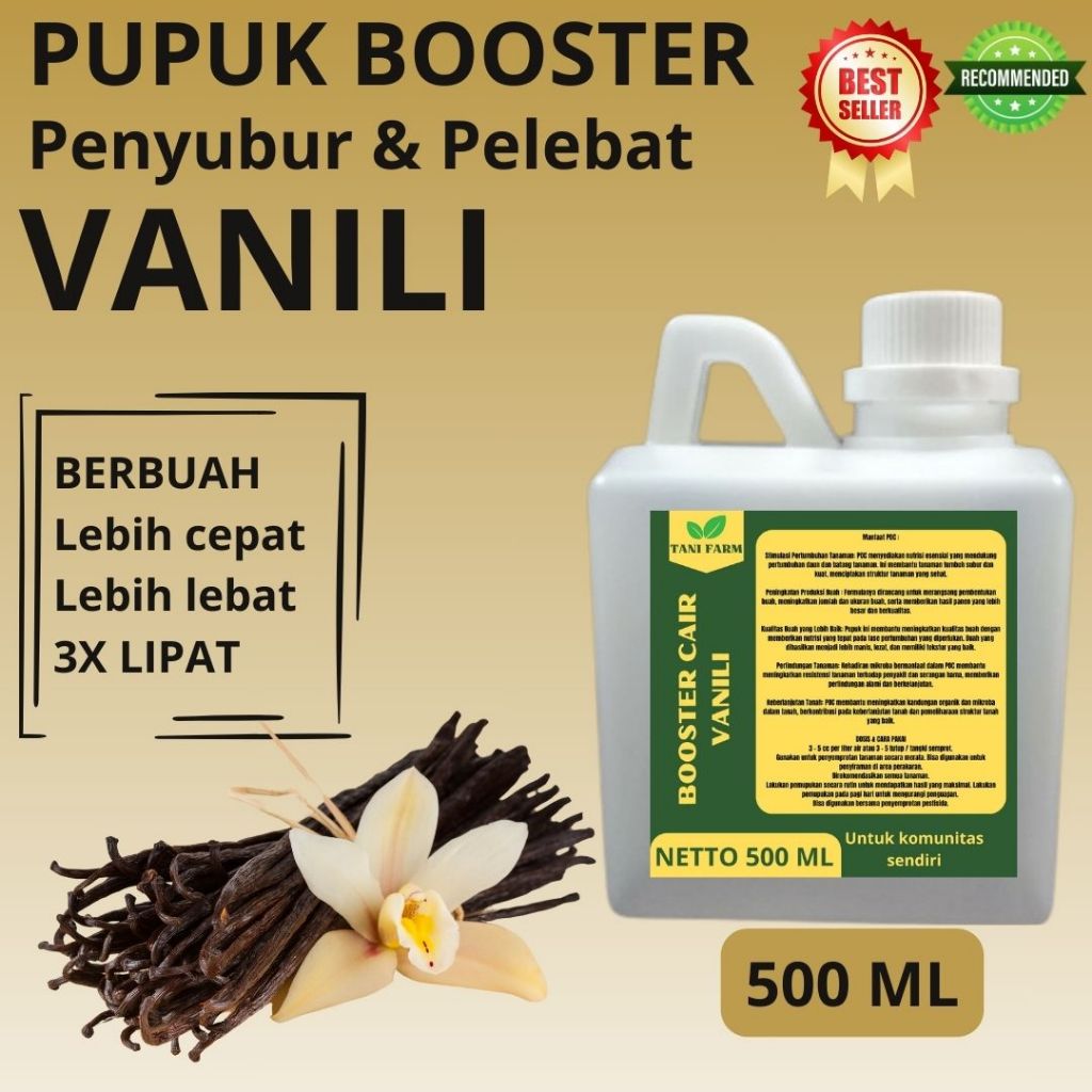 RTF Pupuk Vanili Agar Lebat dan Berat / Pupuk Vanili / Pupuk Vanili Baru Tanam / Pupuk Vanili Cair