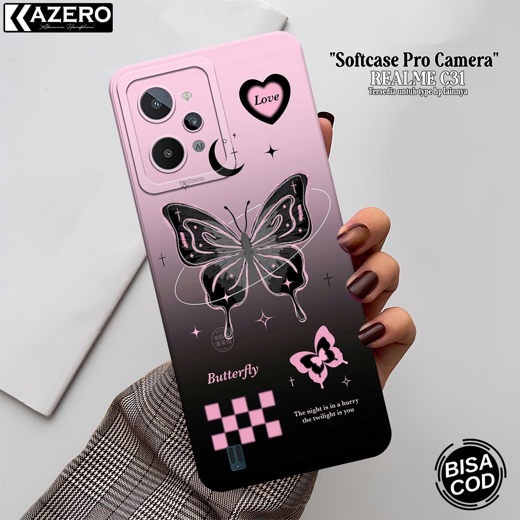 Case Realme C31 - Pro Camera - Fashion Case Aesthetic - Softcase Realme C31 - Casing Realme C31 - Ke