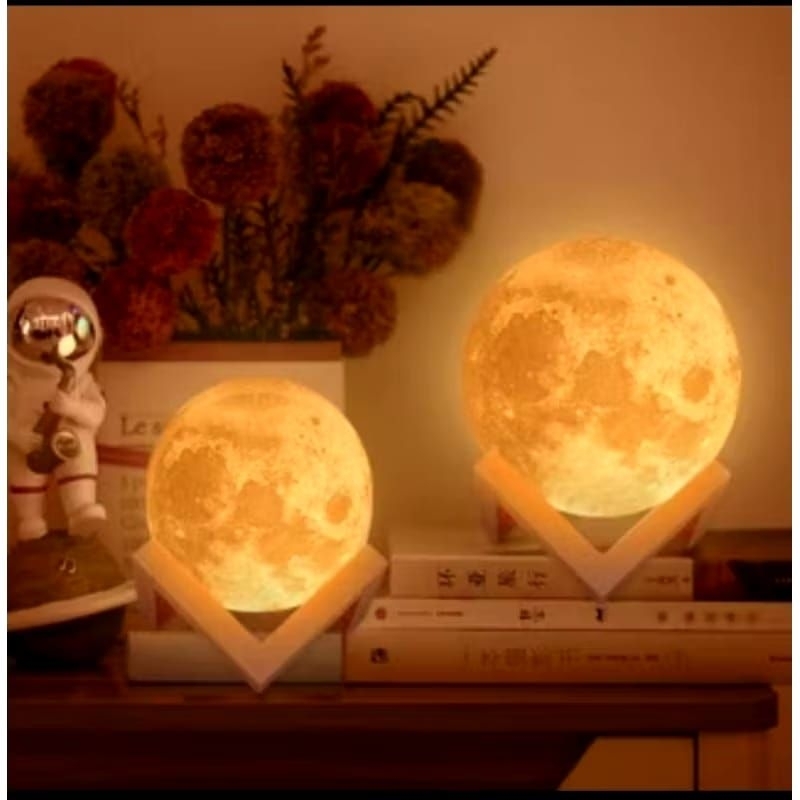 COD OB-Lampu Tidur Bulan Aesthetic MoonLight Lampu tidur
