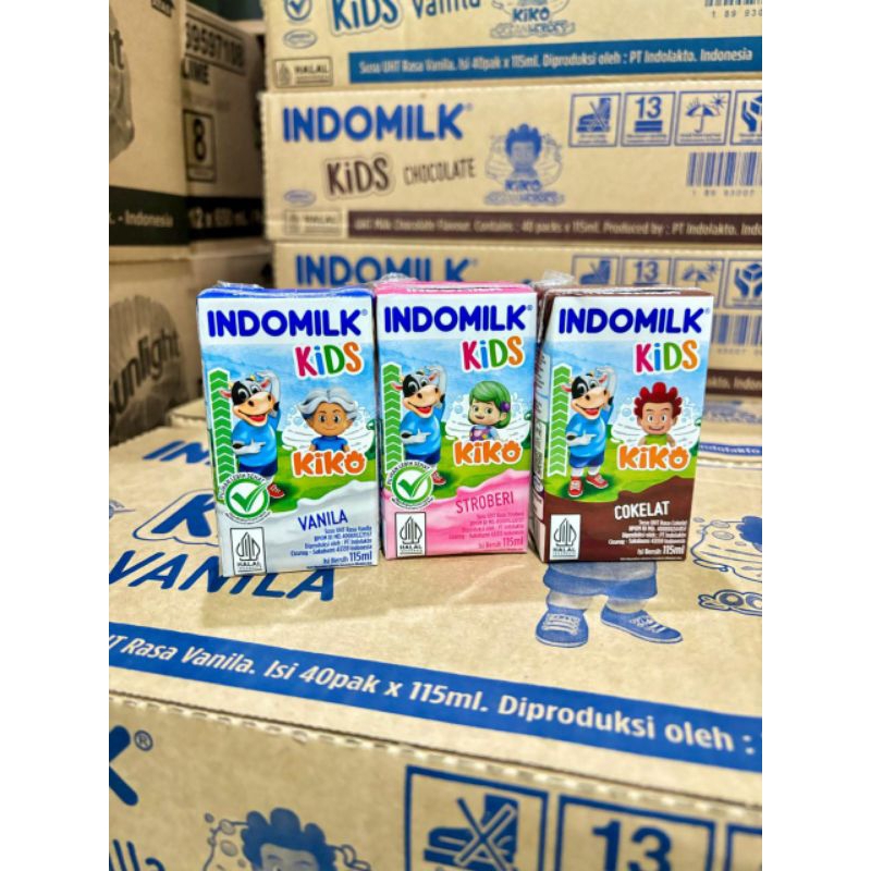 

INDOMILK KIDS COKLAT UHT 115ML SUSU KOTAK UHT INDOMILK COKLAT 115ML