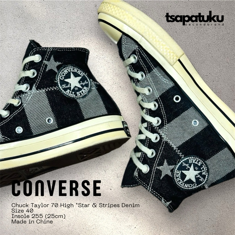 Converse Chuck Taylor 70 High “Star & Stripes-Denim”