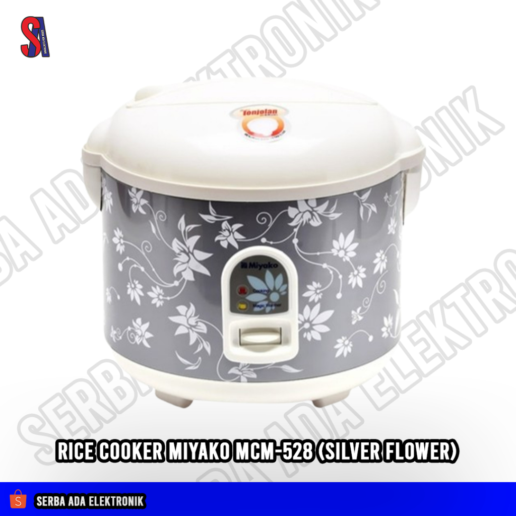 Rice Cooker Miyako MCM-528 (Silver Flower)