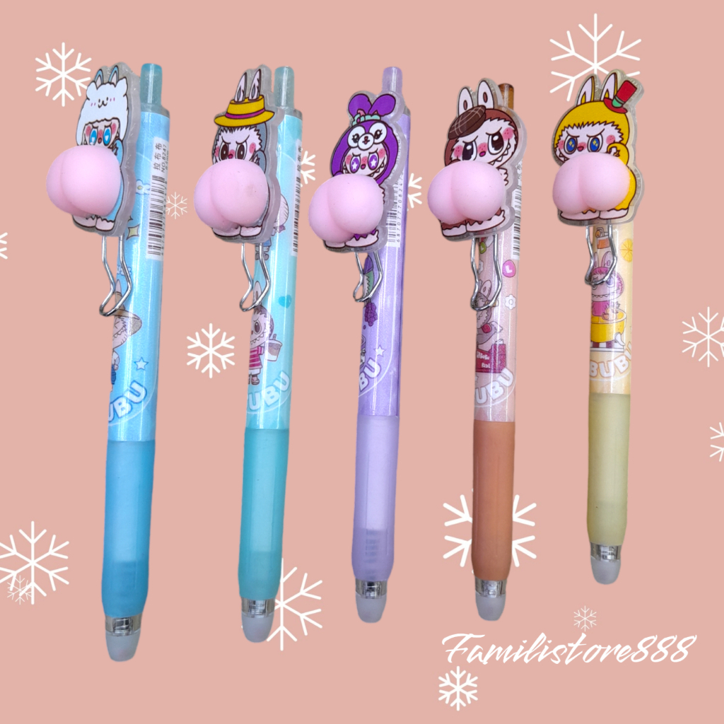 

PULPEN SQUISHY GEMOY KARAKTER SANRIO LABUBU DUFFY DISNEYY Pulpen Lucu Anak/ BOLPOINT KARAKTER LUCU