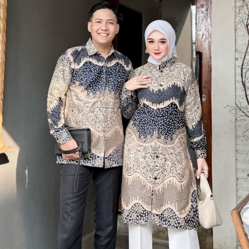 Batik setelan pria wanita terlaris | Setelan couple pria wanita bisa pisah | Baju batik setelan