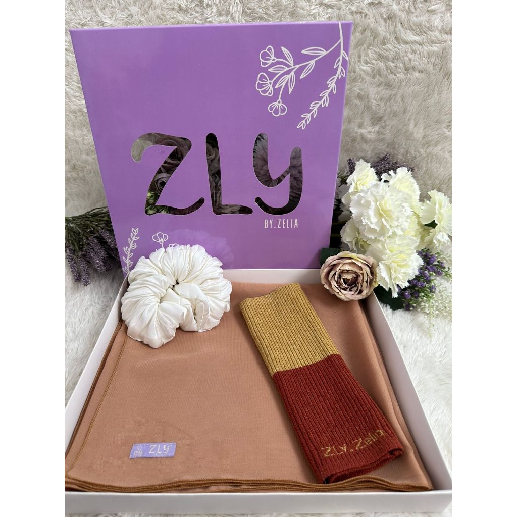 Hijab Polos Segi Empat Premium Ori Hijab Vine Seri B By ZLY ZELIA