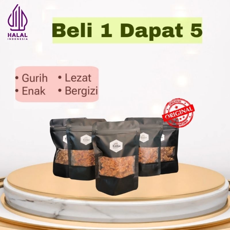 

BELI 1 DAPAT 5 Bawang Goreng Brebes Asli Original 100% - SUPER PREMIUM 30 gram