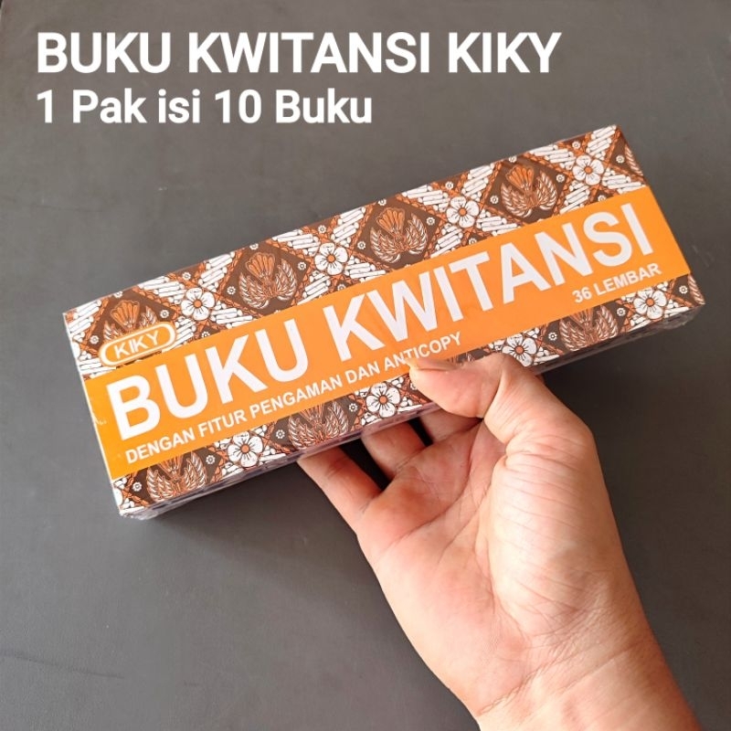 

1 Pak Buku Kwitansi Pembayaran Kiky Isi 10 Pcs