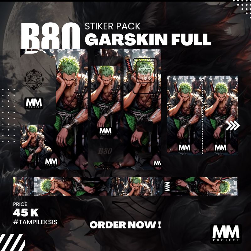 

Stiker Pack C B80 Full Set MM Series Design By MM Project