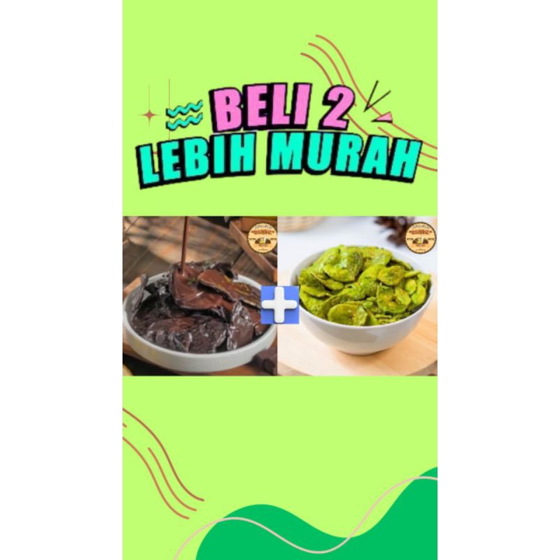 

Beli 2 Lebih Hemat Coklat + Matcha 120gr