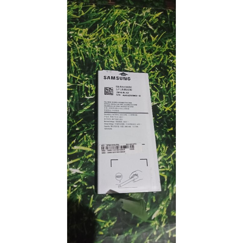 Batre Baterai Samsung A5 2016 SM a510f original normal Copotan asli