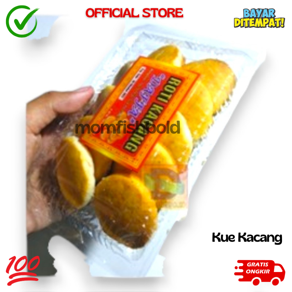 

Kue Kacang Roti Kacang Empuk Enak Asli Terasa Kacangnya