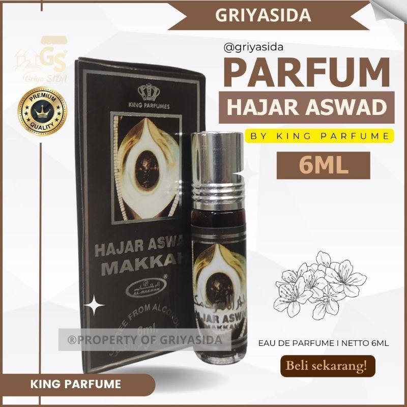 Parfum Hajar Aswad 6ml alraehan aroma hajar al raehan mirip al rehab parfum Harga grosir PROMO