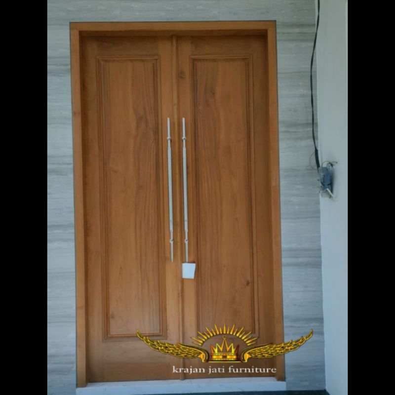 pintu jati kupu kupu/kusen pintu jati/pintu minimalis