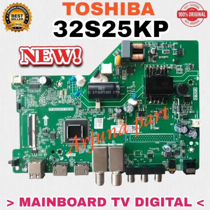 MAINBOARD TV TOSHIBA 32S25KP / MB TV TOSHIBA 32S25KP / MODUL TV TOSHIBA 32S25KP / MESIN TV TOSHIBA 3
